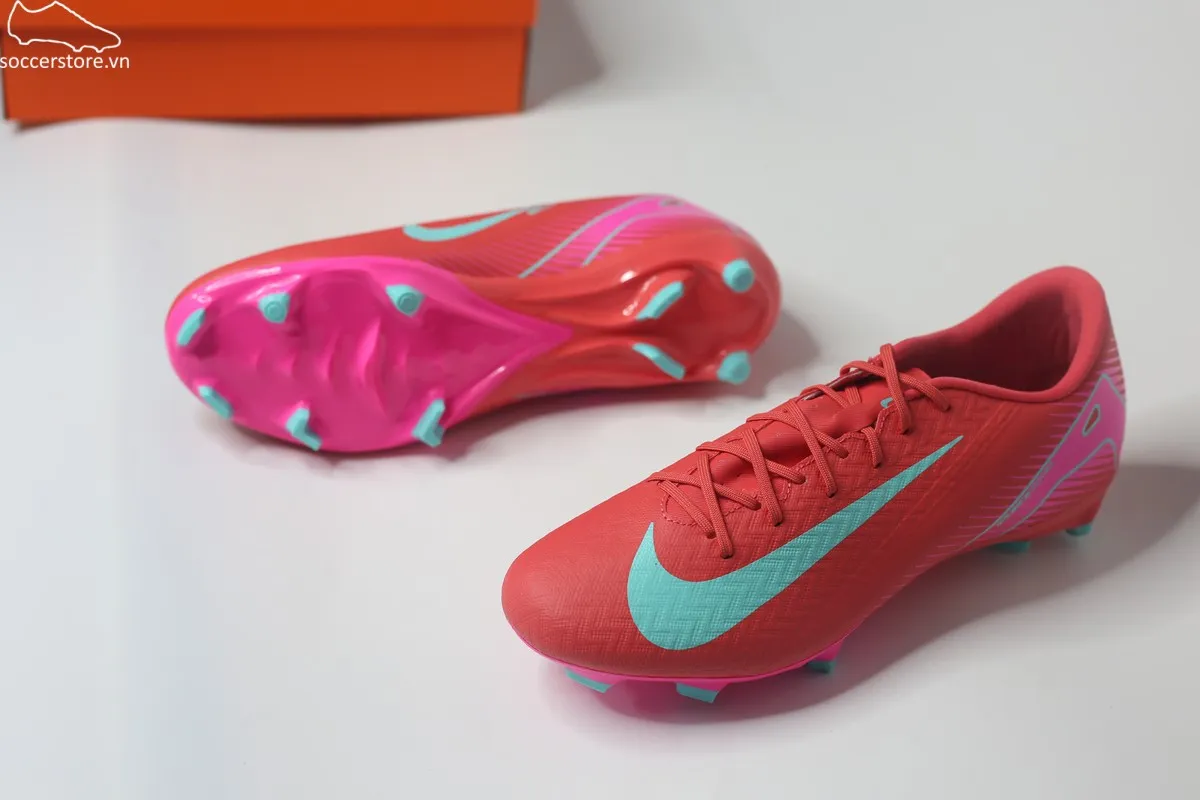 Nike Mercurial Vapor 16 Academy MG / FG Air Zoom- Mad Energy màu đỏ than hồng FQ8374-800