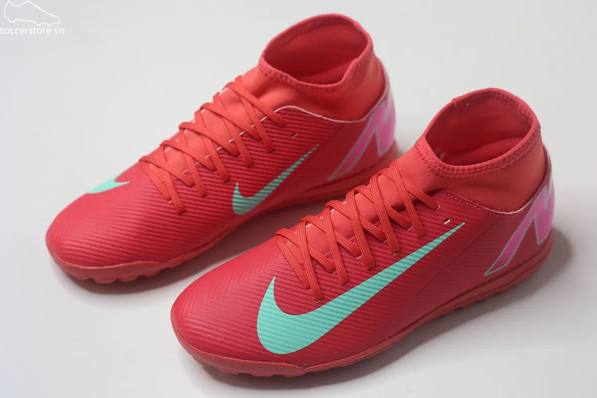 Nike Mercurial Superfly 10 Club TF- Prism pack màu đỏ than FQ8317-800