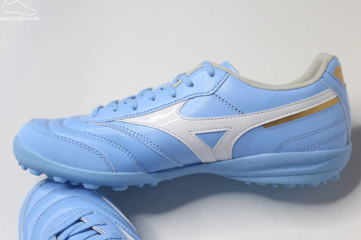 Mizuno Morelia Sala Pro AS TF- Sky Blue/ White Q1GB261325