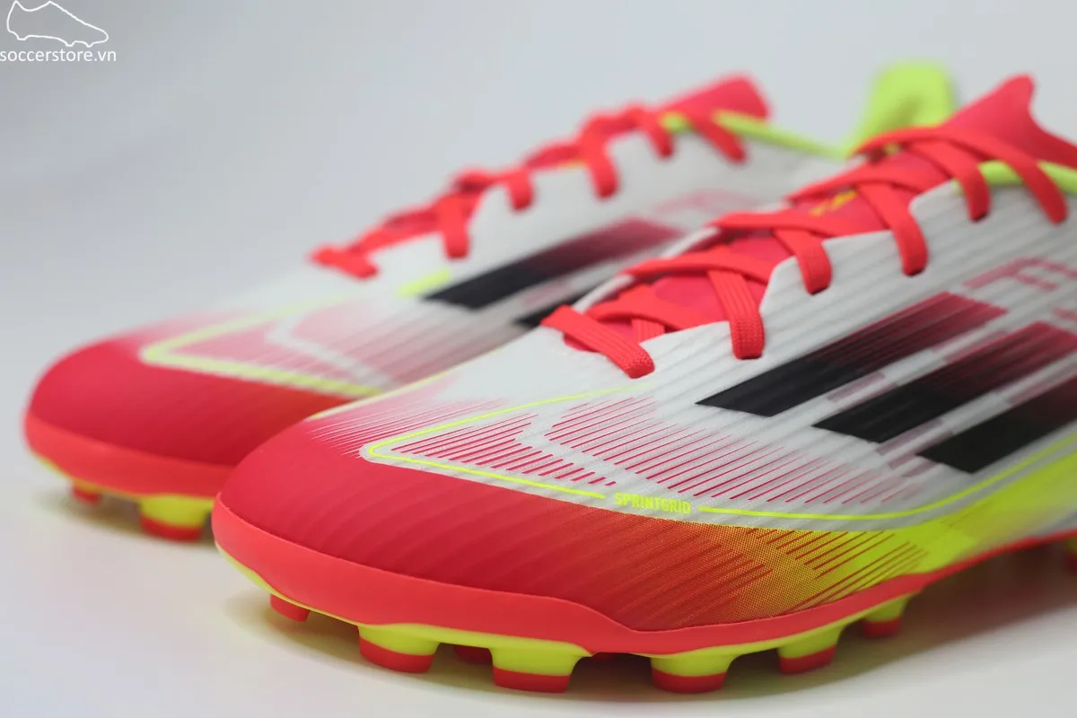 Adidas F50 League AG 2G/3G- Pure Victory pack màu trắng đỏ IE1262