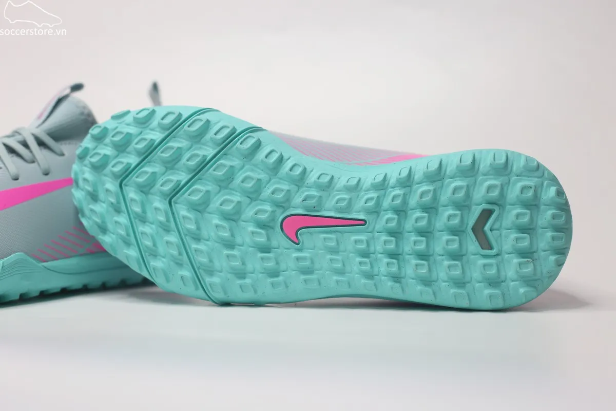 Nike Mercurial Vapor 16 Academy TF Junior màu xanh xám FQ8284-301