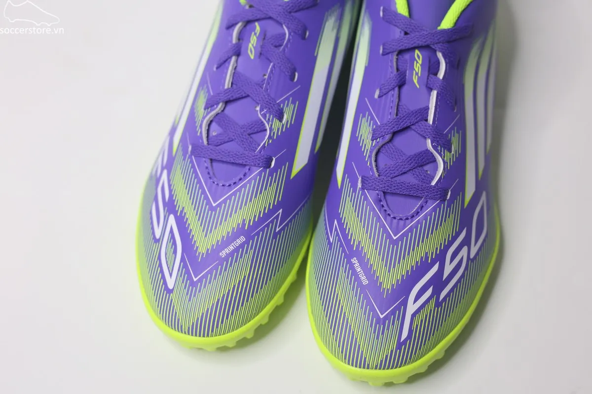Adidas F50 Club TF Jr màu tím JI0039