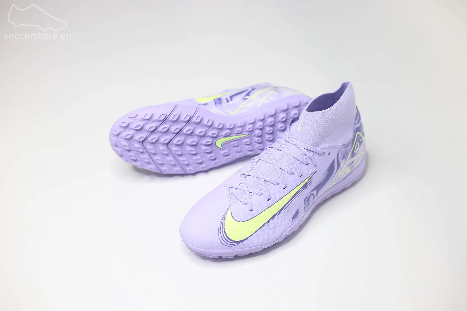 Nike Mercurial Superfly 10 Academy TF NU1 màu tím khoai môn HF1602-500
