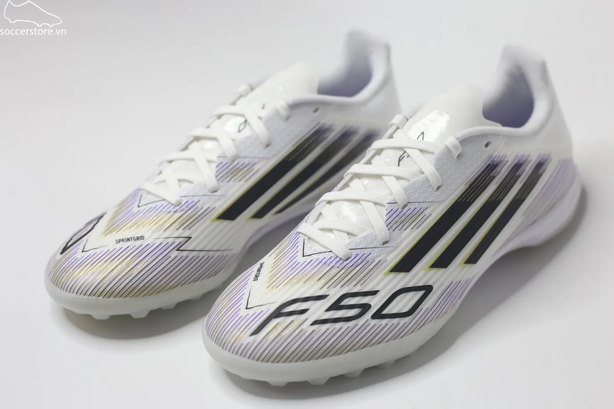 Adidas F50 League TF- Special Edition trắng đen JH7726