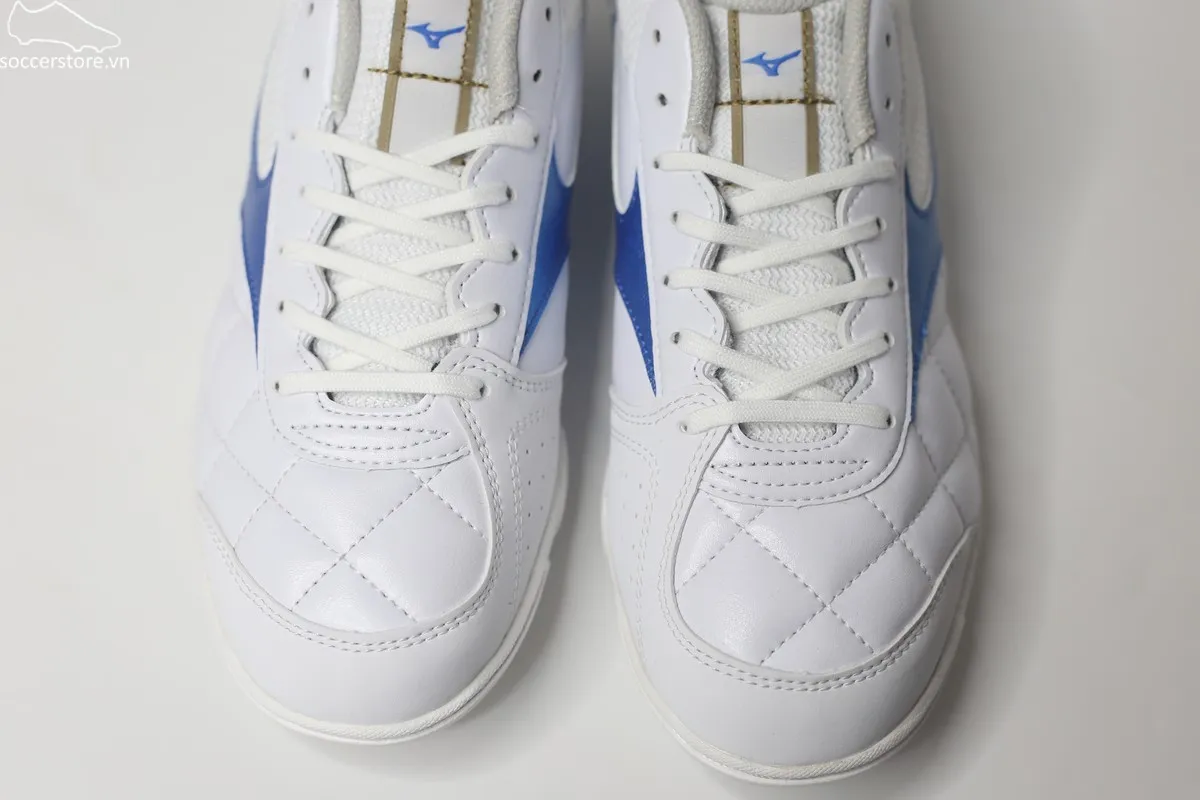 Mizuno Morelia Sala Club TF màu trắng xanh Q1GB241602