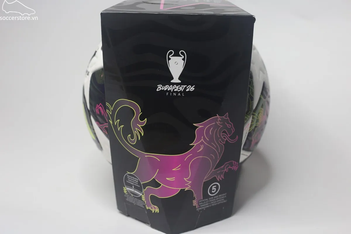 Bóng Adidas UCL Pro Final OMB Puskás Aréna 2026 JX9077