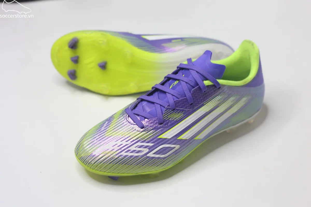 Adidas F50 League FG/MG màu tím JI0003 mới 98%