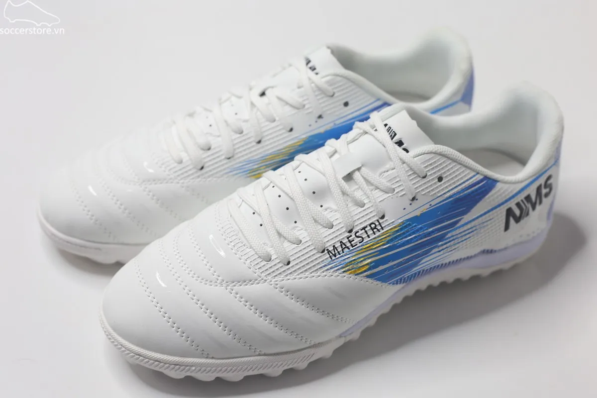 NMS Maestri 1.0 TF- White/ SIlver/ Blue MAE 1100