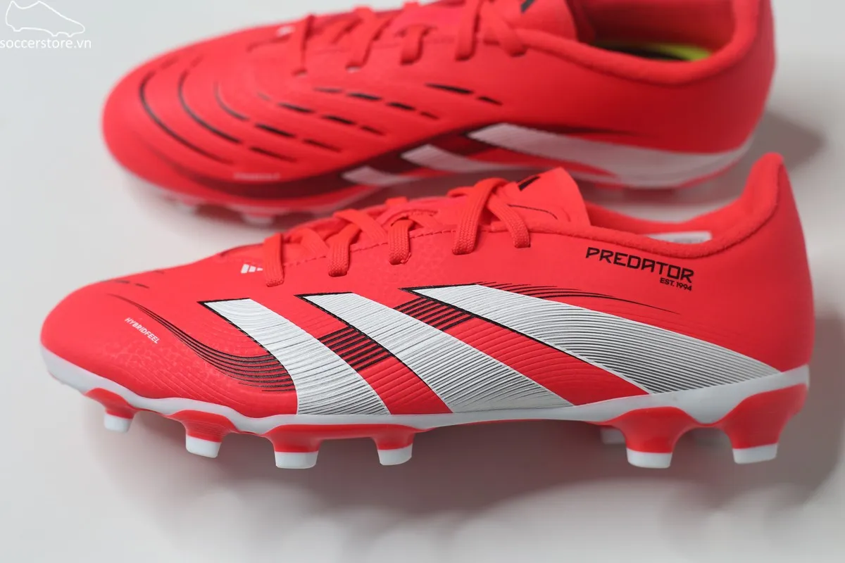 Adidas Predator League MG Kids- Pure Victory màu đỏ trắng ID3795