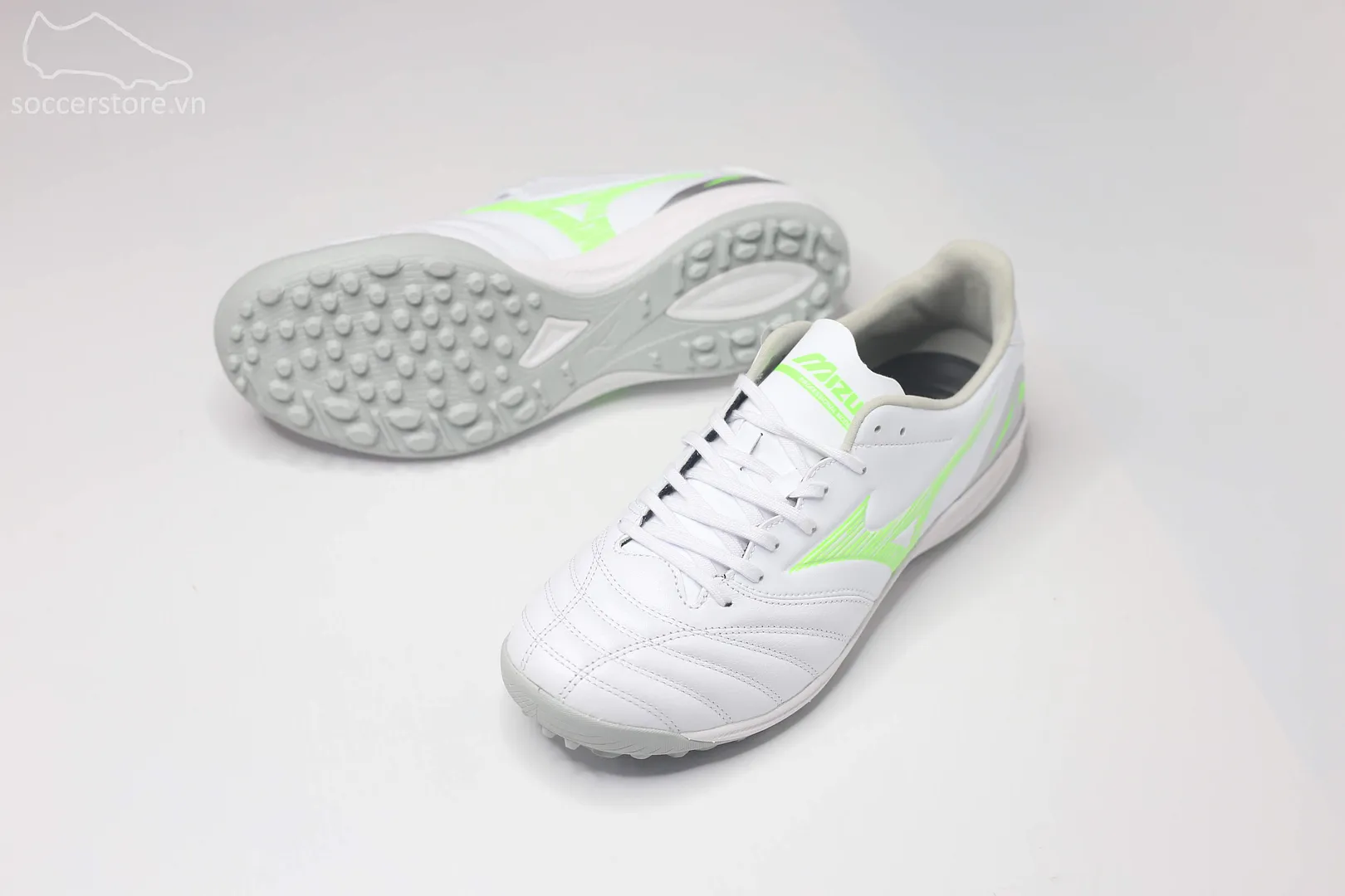 Mizuno Morelia Neo IV Pro AS TF Frontier pack- màu trắng xanh lá P1GD253537 Neo 4