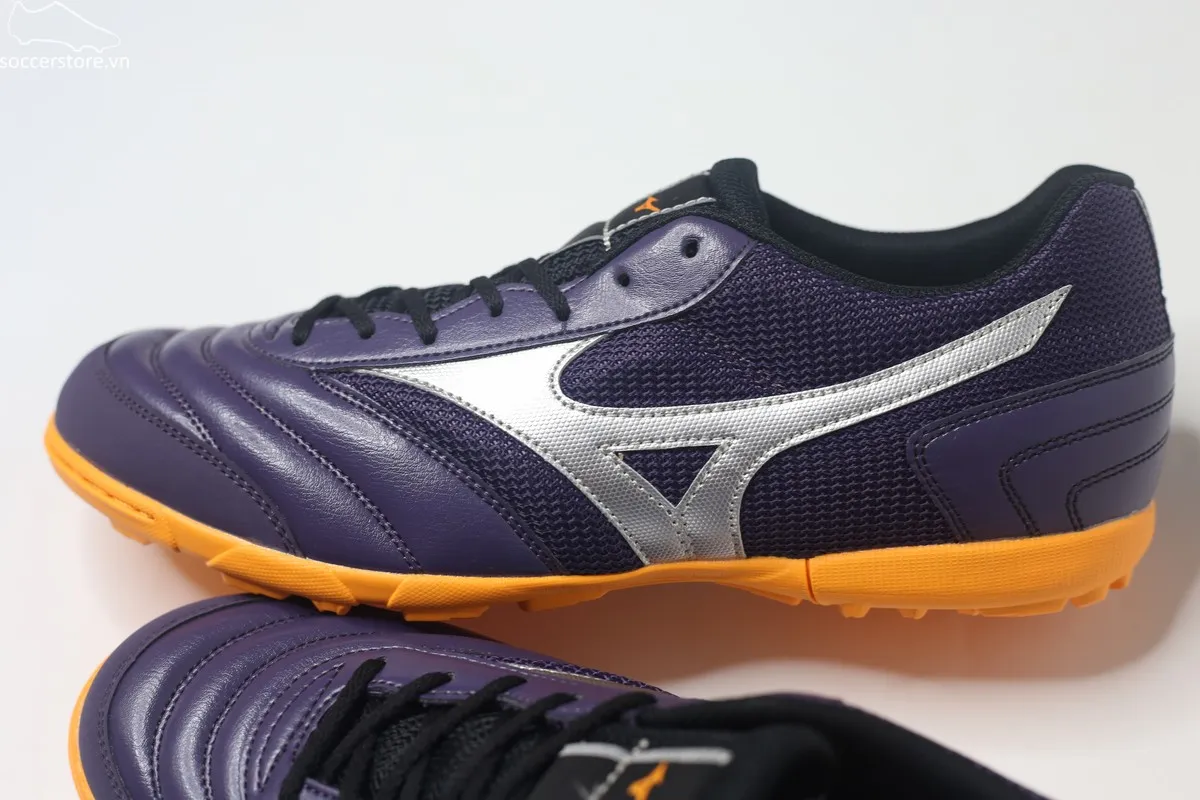 Mizuno Morelia Sala Club TF màu tím trắng Q1GB240392