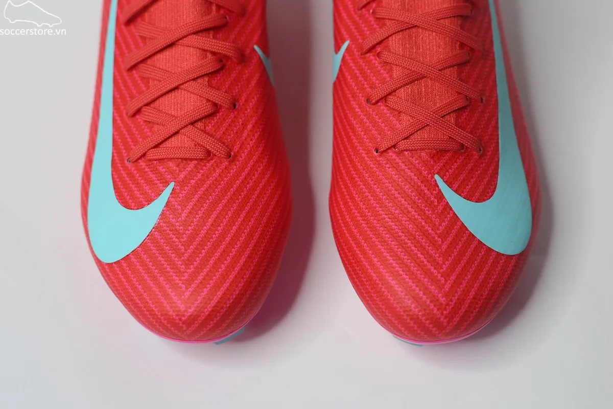 Nike Mercurial Vapor 16 Pro FG / MG Air Zoom- Mad Energy pack màu đỏ than hồng FQ8685-800