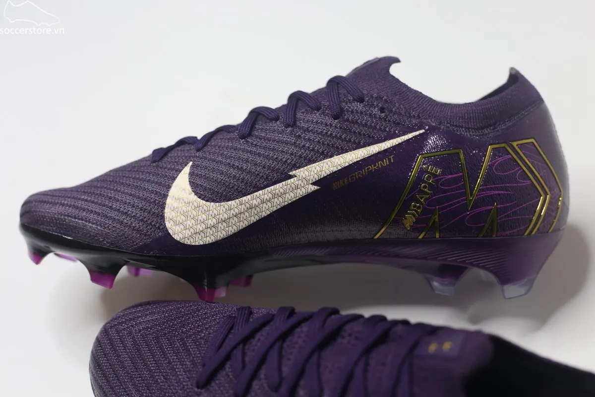 Nike Mercurial Vapor 16 Elite FG Kylian Mbappé màu tím FQ8683-500