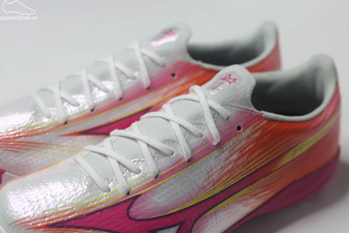 Mizuno Alpha 3 Elite AS TF Blazing Flair- Trắng/ Hồng P1GD266264