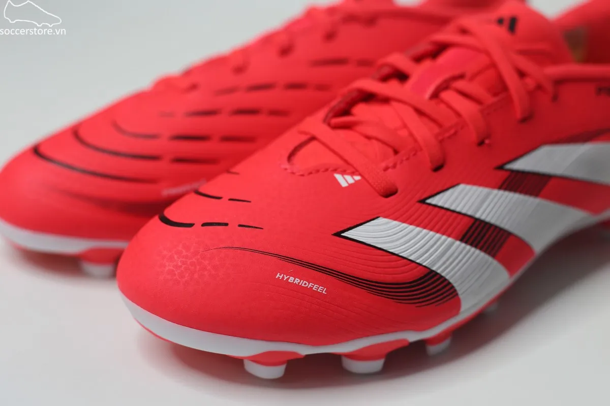 Adidas Predator League MG Kids- Pure Victory màu đỏ trắng ID3795