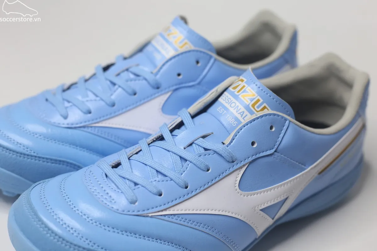 Mizuno Morelia Sala Elite AS TF Unity Sky- Sky Blue/ White Q1GB261225