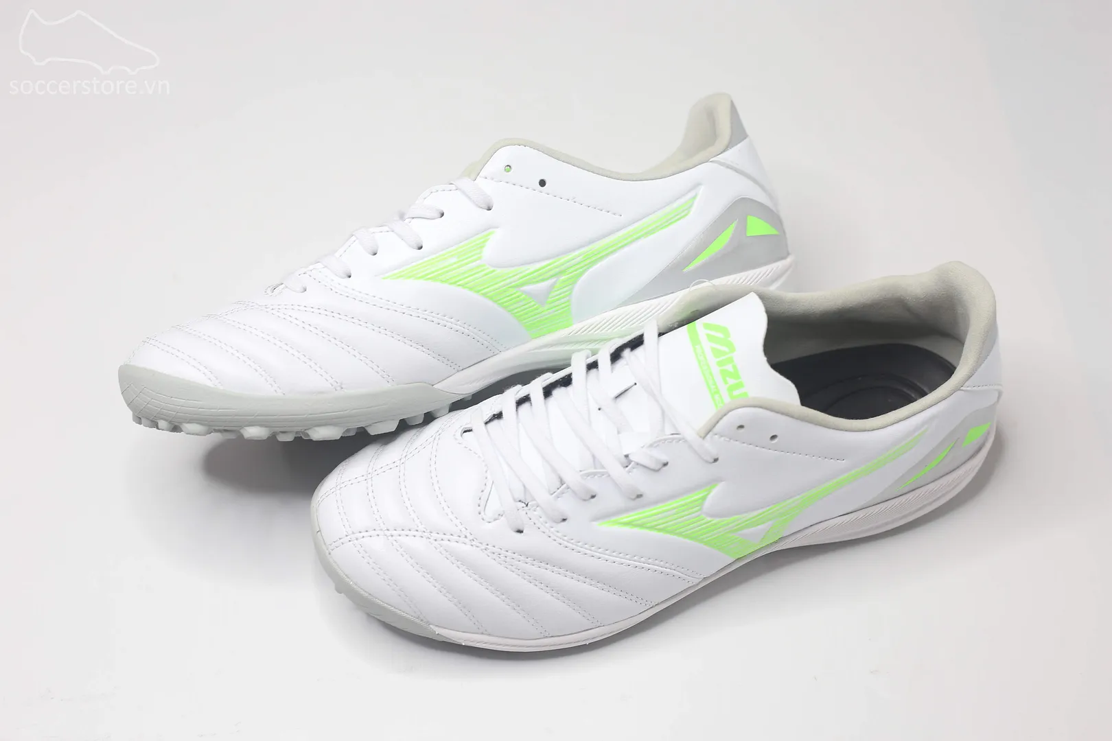 Mizuno Morelia Neo IV Pro AS TF Frontier pack- màu trắng xanh lá P1GD253537 Neo 4