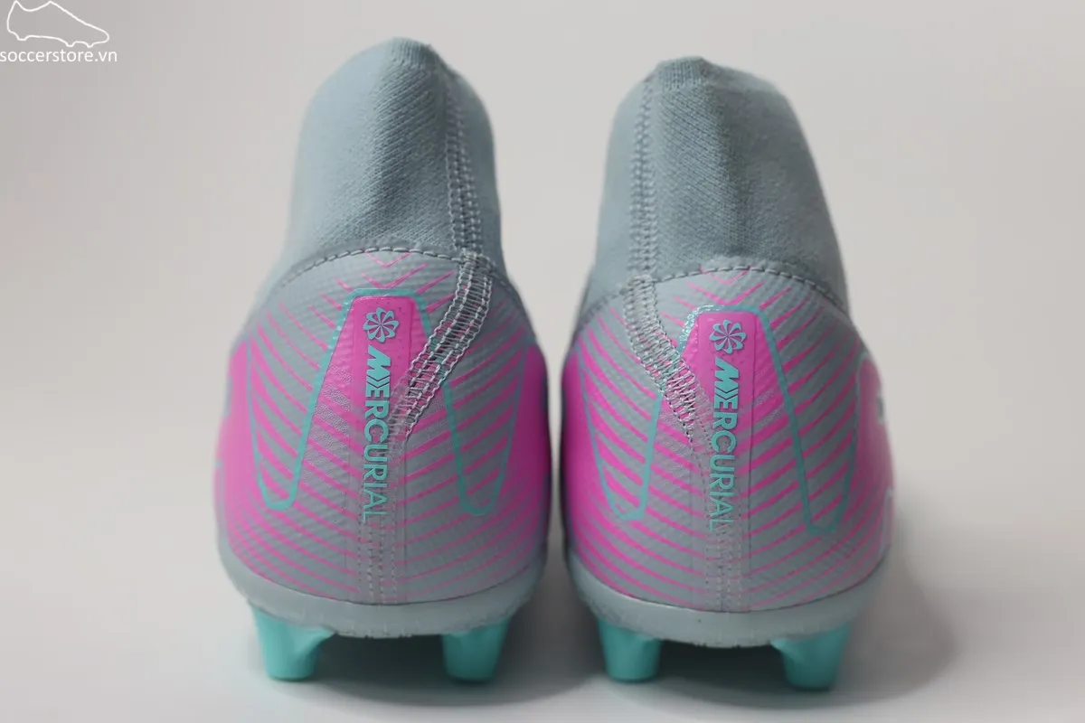 Nike Mercurial Superfly 10 Academy AG Air Zoom- Prism pack màu xanh xám FQ8329-301