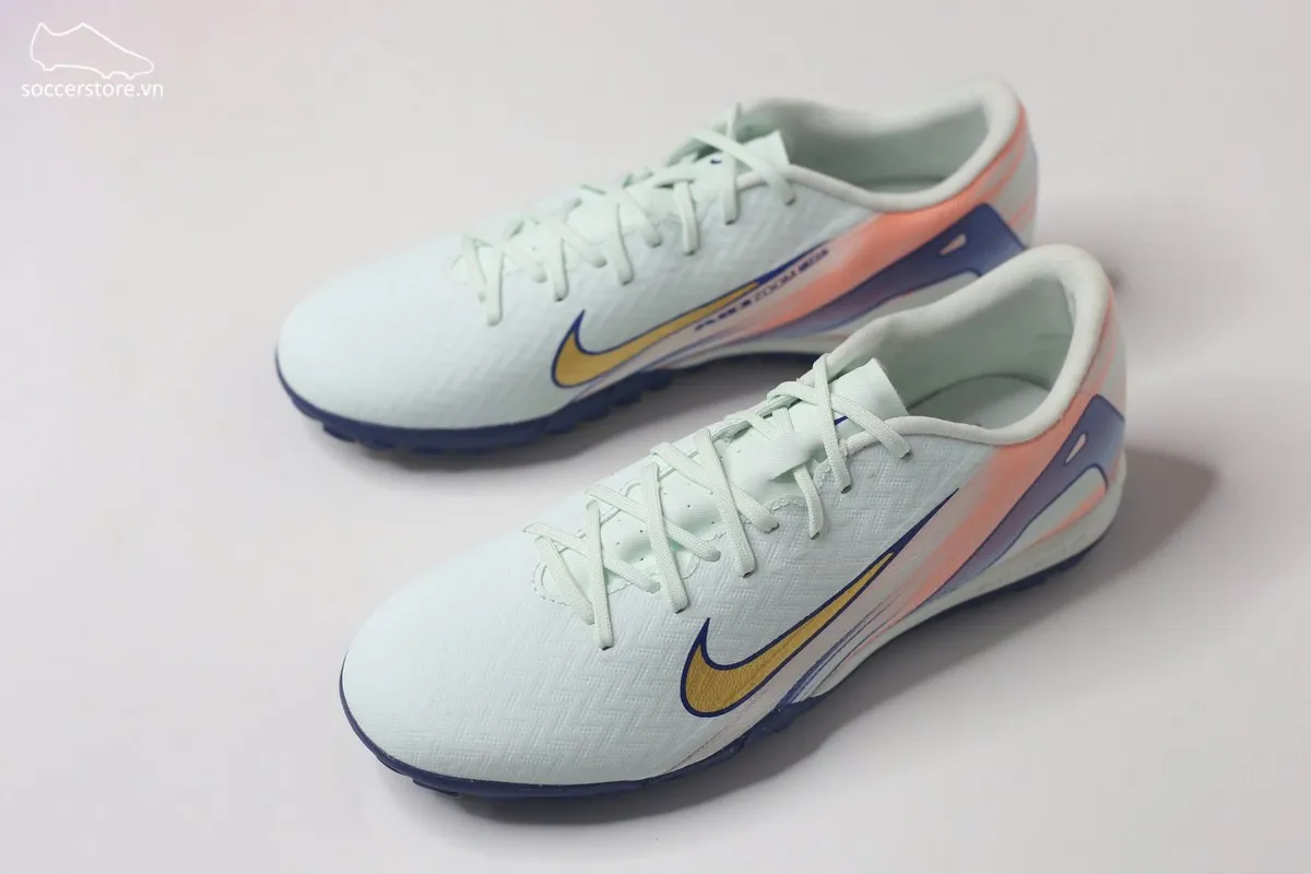 Nike Mercurial Vapor 16 Academy TF Air Zoom MDS 009 màu xanh trắng đồng FZ1386-300
