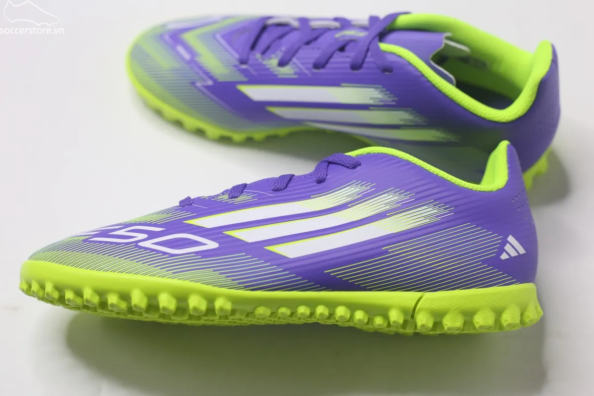 Adidas F50 Club TF Jr màu tím JI0039