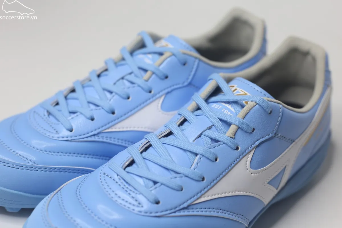 Mizuno Morelia Sala Pro AS TF- Sky Blue/ White Q1GB261325