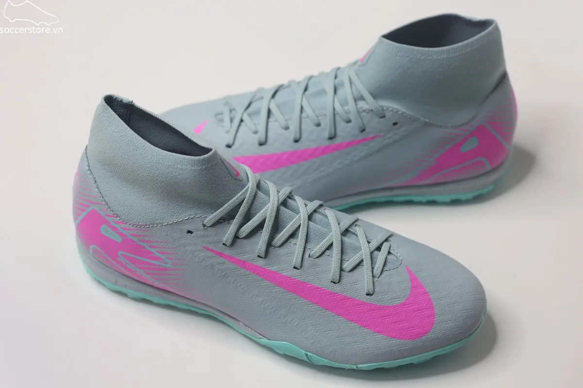 Nike Mercurial Superfly 10 Academy TF Air Zoom- Prism pack màu xanh xám FQ8331-301