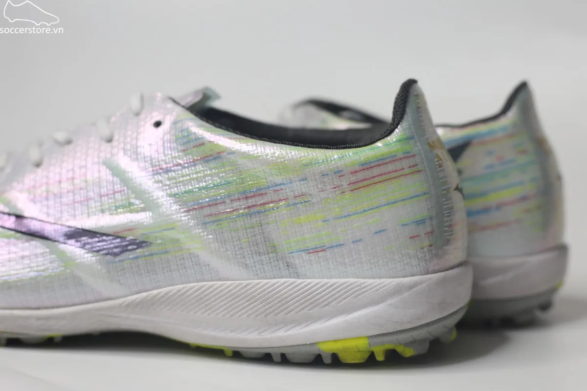 Used- đá 1 trận_Mizuno Alpha II Elite TF Frontier Pack trắng bạc P1GD256209