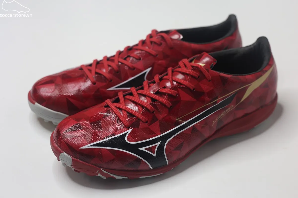 Mizuno Alpha α II Elite AS TF Red Ruby màu đỏ P1GD256260