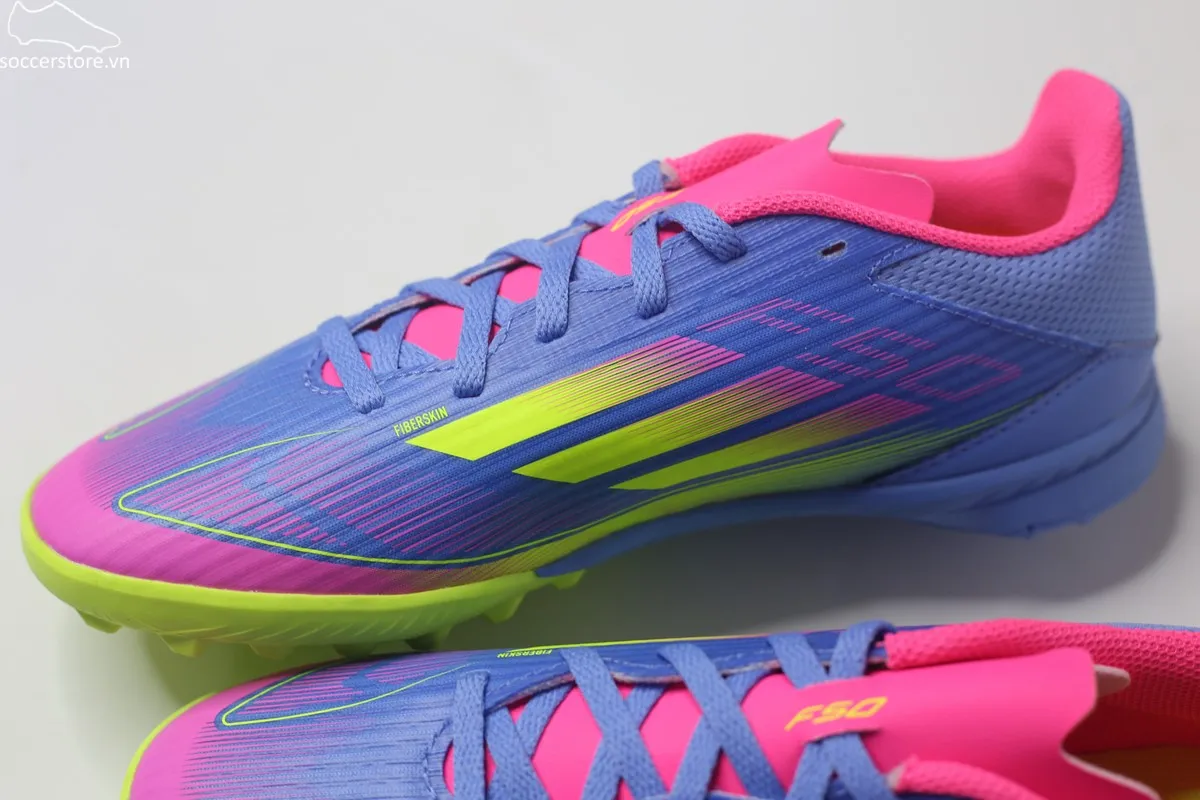 Giày bóng đá trẻ em Adidas F50 League TF J Kids- Celestial Victory màu blue fusion IE3754