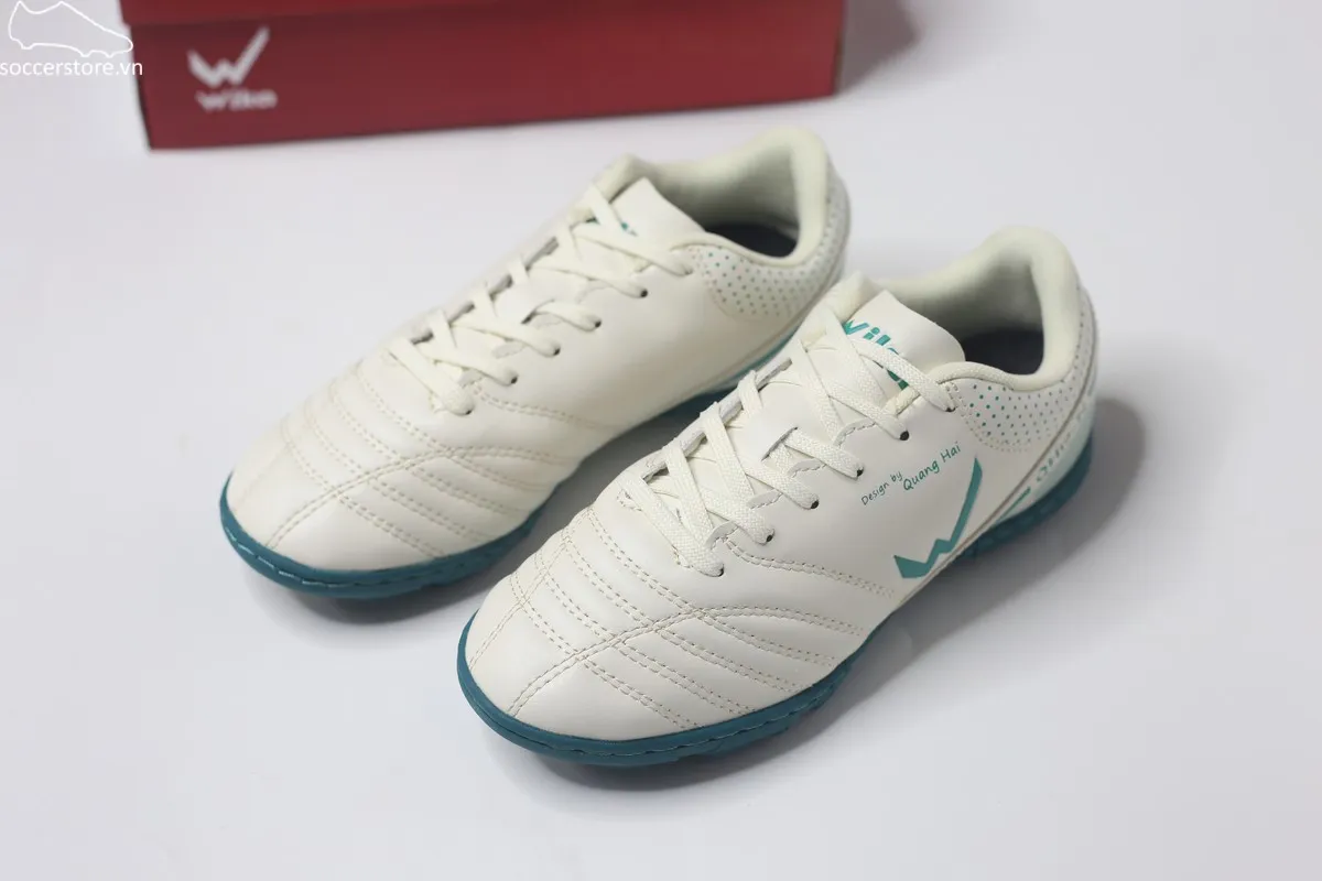 Giày bóng đá trẻ em Wika QH19 Neo màu kem WNEO-KE