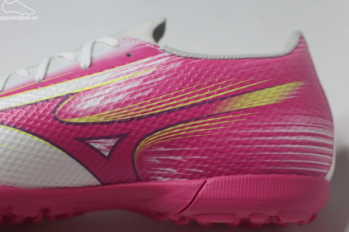 Mizuno Alpha III Select AS TF- trắng/ hồng P1GD266564