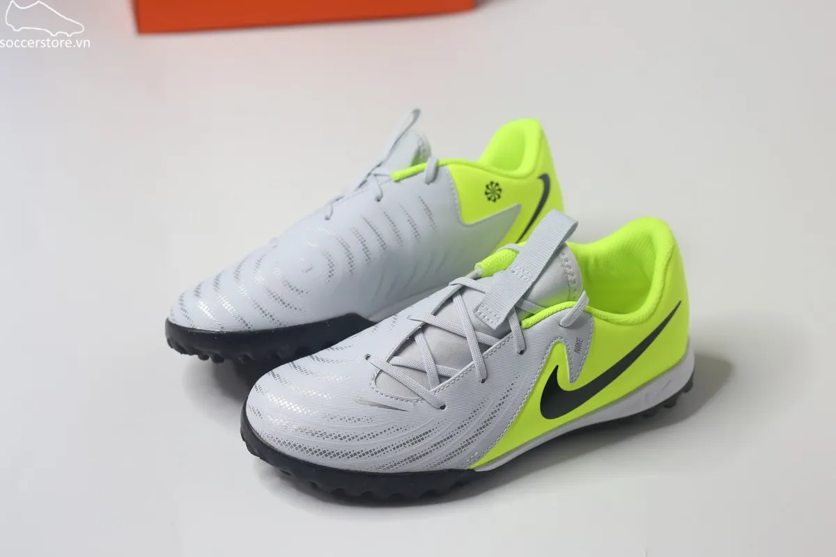 Nike Phantom GX 2 Academy TF Junior màu xám- vàng chuối FJ2608-003