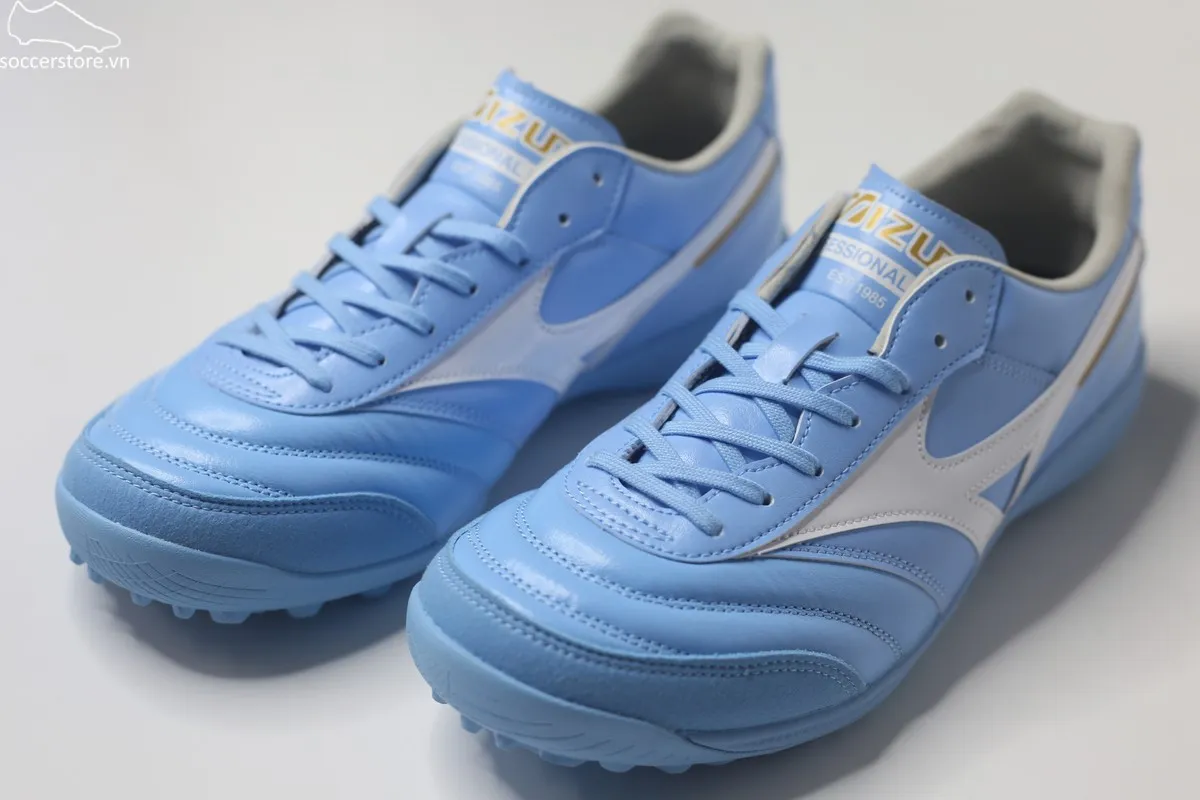 Mizuno Morelia Sala Elite AS TF Unity Sky- Sky Blue/ White Q1GB261225