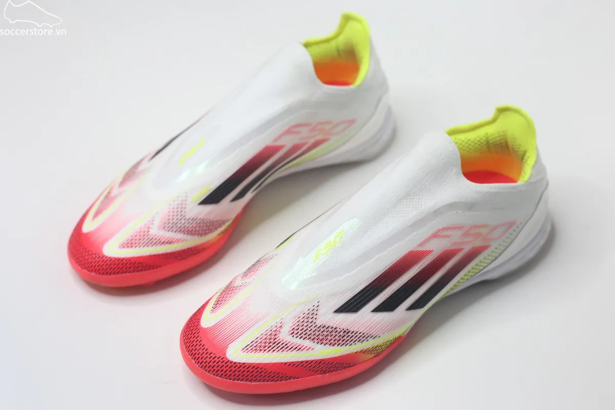 99% - used F50 Pro TF LL màu trắng đỏ JP7204_ mới 99% ra sân 15 phút