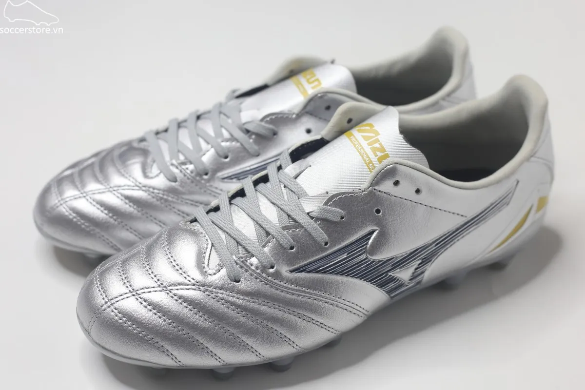 Mizuno Morelia Neo IV Pro FG màu bạc P1GA253404