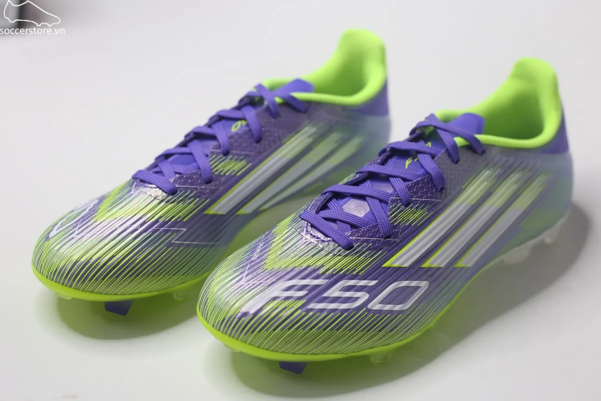 Adidas F50 League FG/MG màu tím Radiant Blaze - JI0003