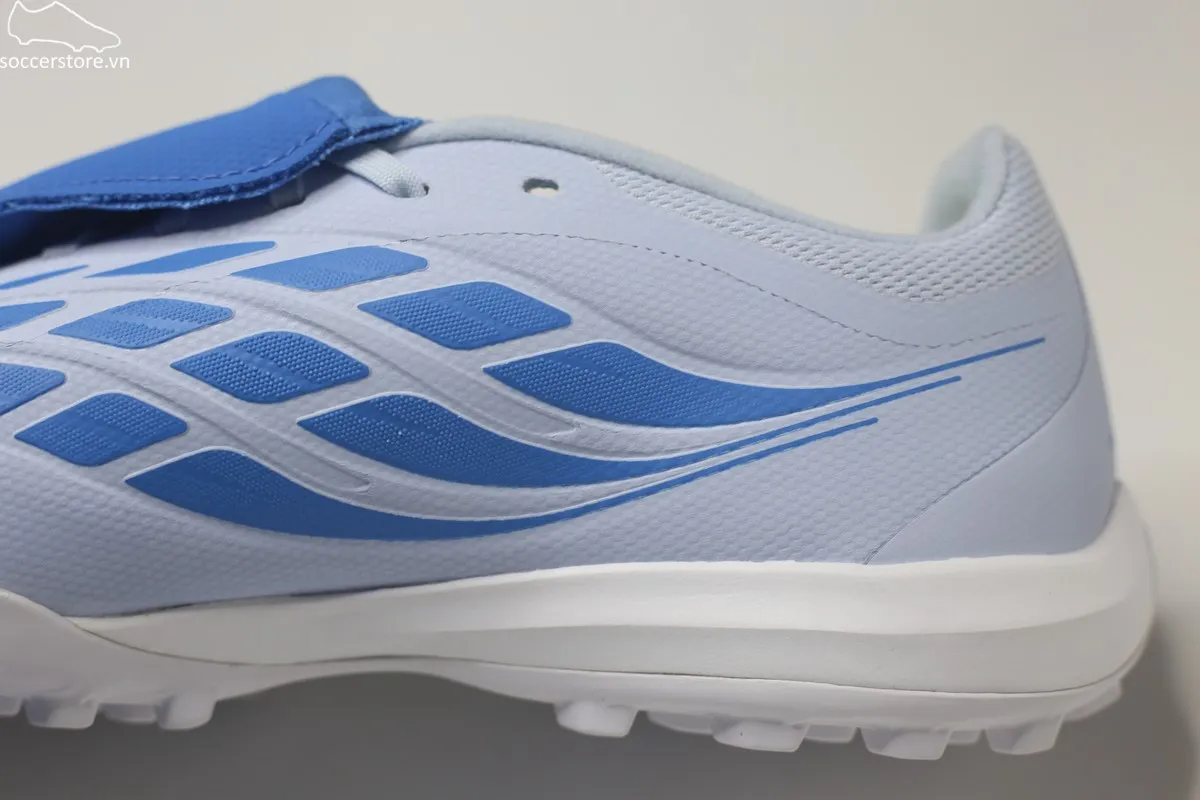 Adidas Predator League TF FT- Ice Cold Precision màu xanh ngọc Crystal Sky/ Ray Blue/ Solar Yellow JR7874