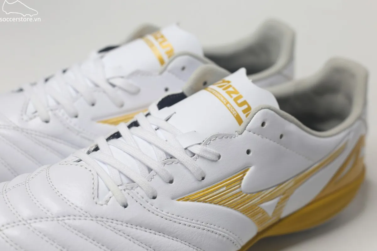 Mizuno Morelia Neo IV Pro TF White/ Gold P1GD263550