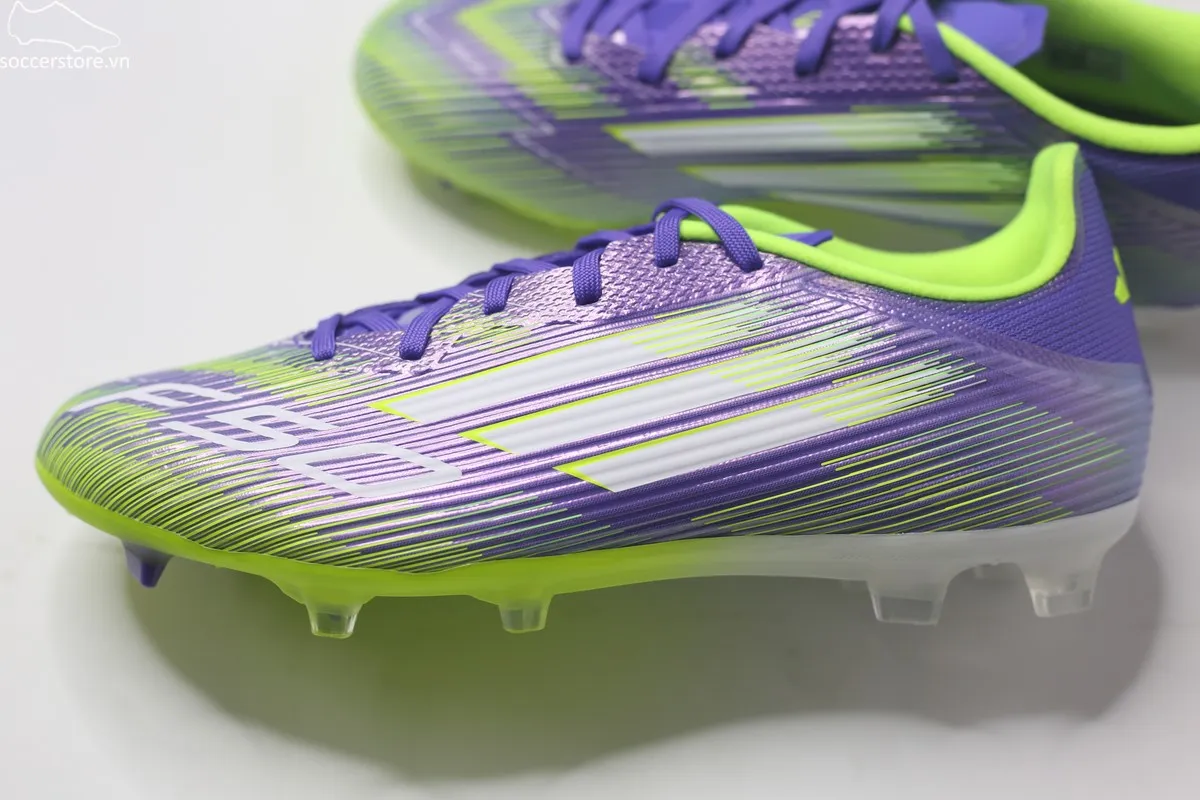 Adidas F50 League FG/MG màu tím Radiant Blaze - JI0003