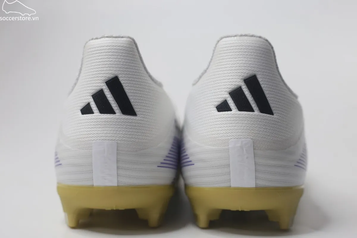 Adidas F50 League FG/MG Jr- Road To Glory trắng đồng JH7745