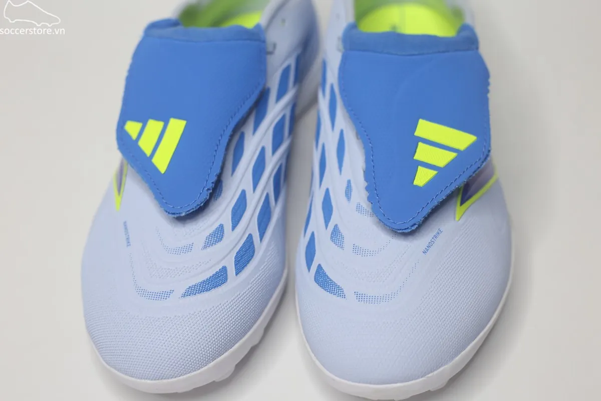 Adidas Predator League TF FT- Ice Cold Precision màu xanh ngọc Crystal Sky/ Ray Blue/ Solar Yellow JR7874