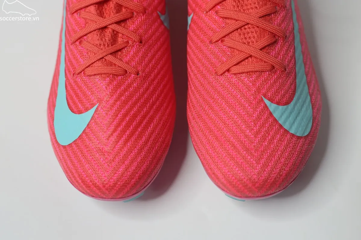 Nike Mercurial Vapor 16 Elite FG/MG Air Zoom màu đỏ than hồng FQ1457-800