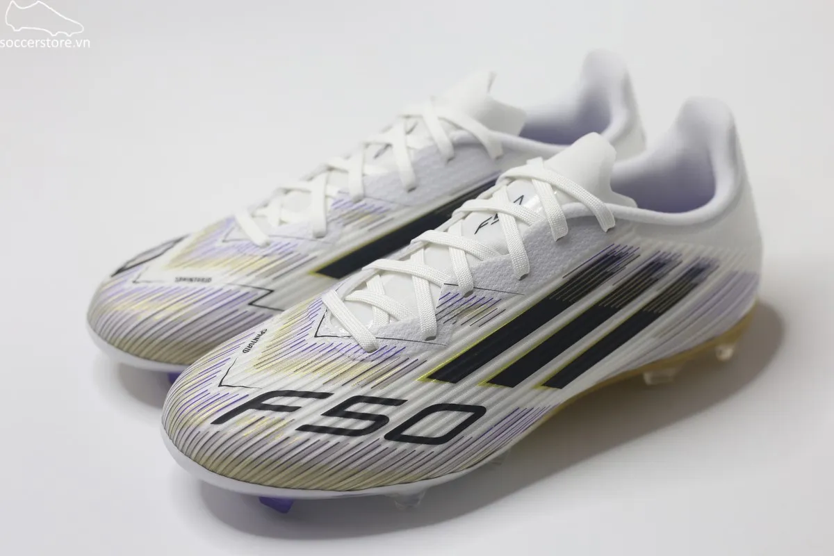 Adidas F50 League FG/MG- Road To Glory màu trắng đồng JI0005