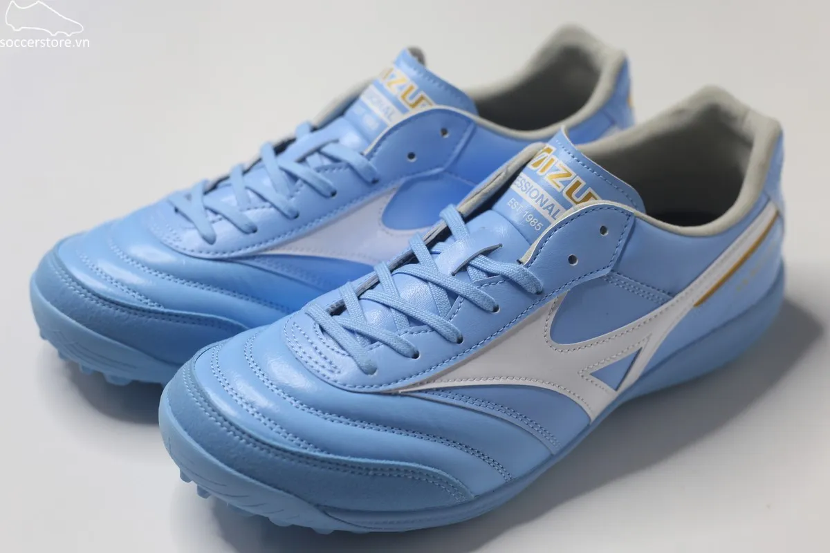 Mizuno Morelia Sala Elite AS TF Unity Sky- Sky Blue/ White Q1GB261225
