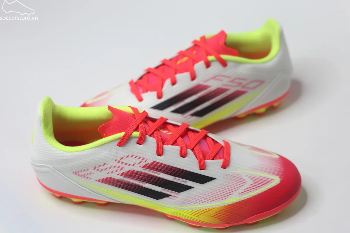 Adidas F50 League AG 2G/3G- Pure Victory pack màu trắng đỏ IE1262