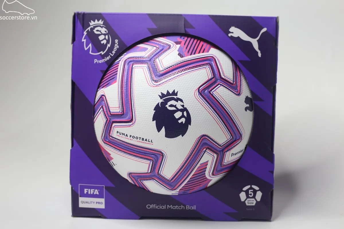 Bóng Puma Orbita Ultimate EPL 25/26- White/ Multi Color 084893-01