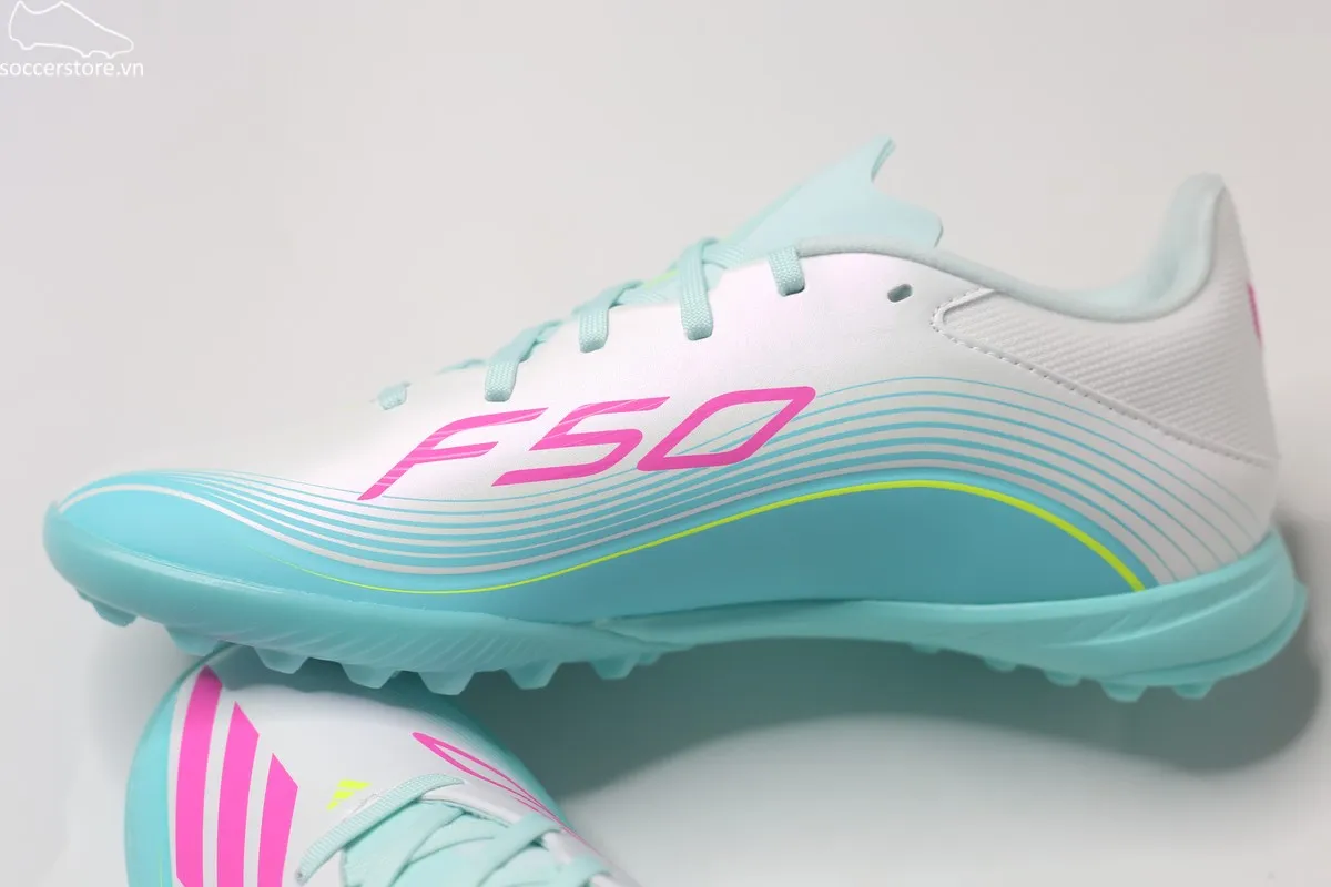 Adidas F50 League TF Messi xanh ngọc JQ0937