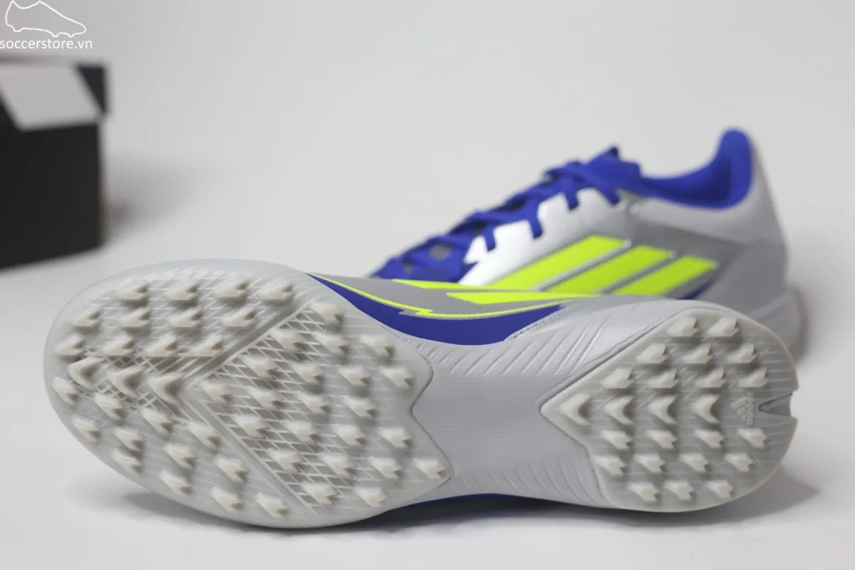 Adidas F50 League TF Messi La Vida Rapida 2025 màu bạc- xanh IH0919