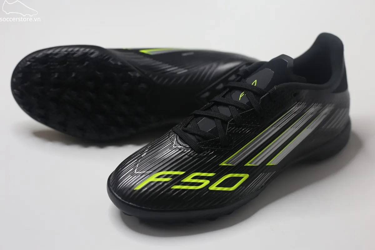 Adidas F50 League TF đen ánh kim JH7725
