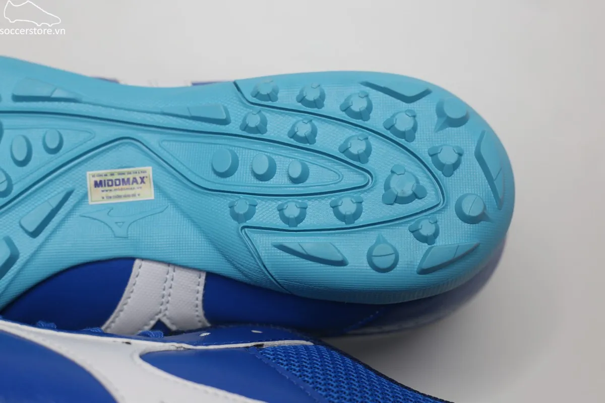 Mizuno Morelia Sala Club TF màu xanh trắng Q1GB241603